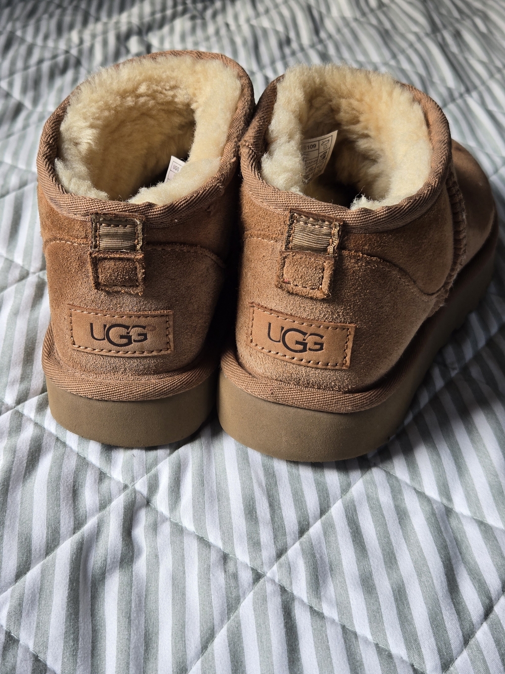 UGG Classic Mini Chestnut Suede Boots